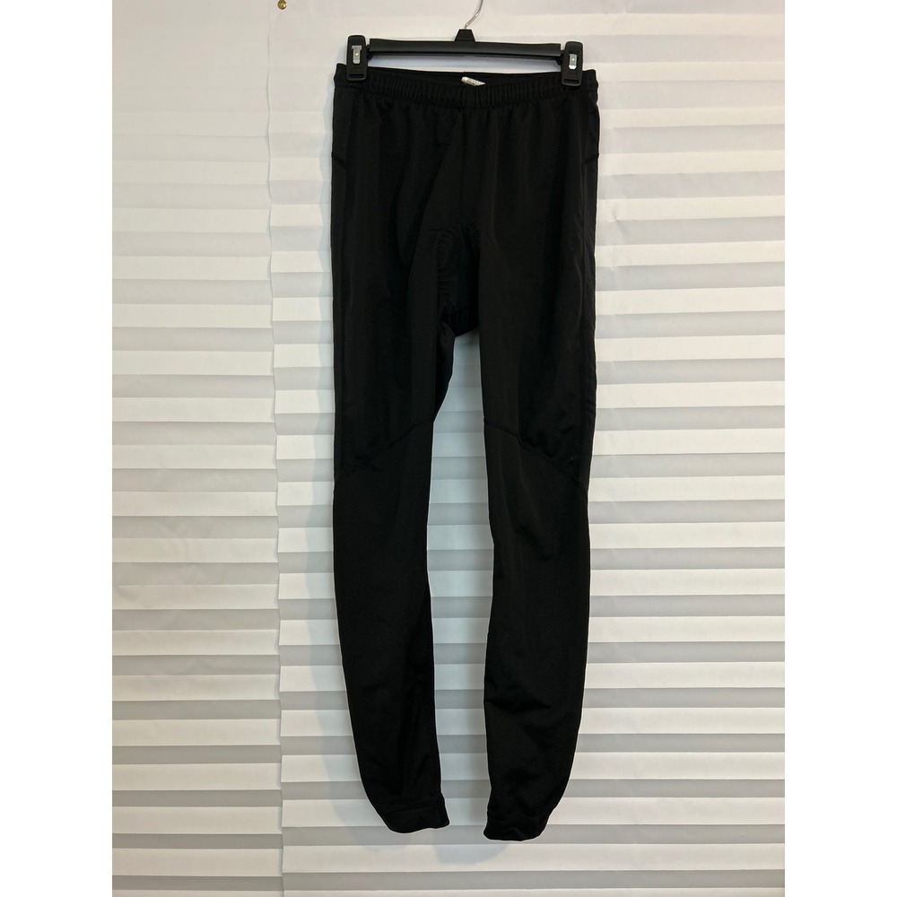 Louis Garneau Womens Black Padded Cycling Tights Leggings Size M Made in USA